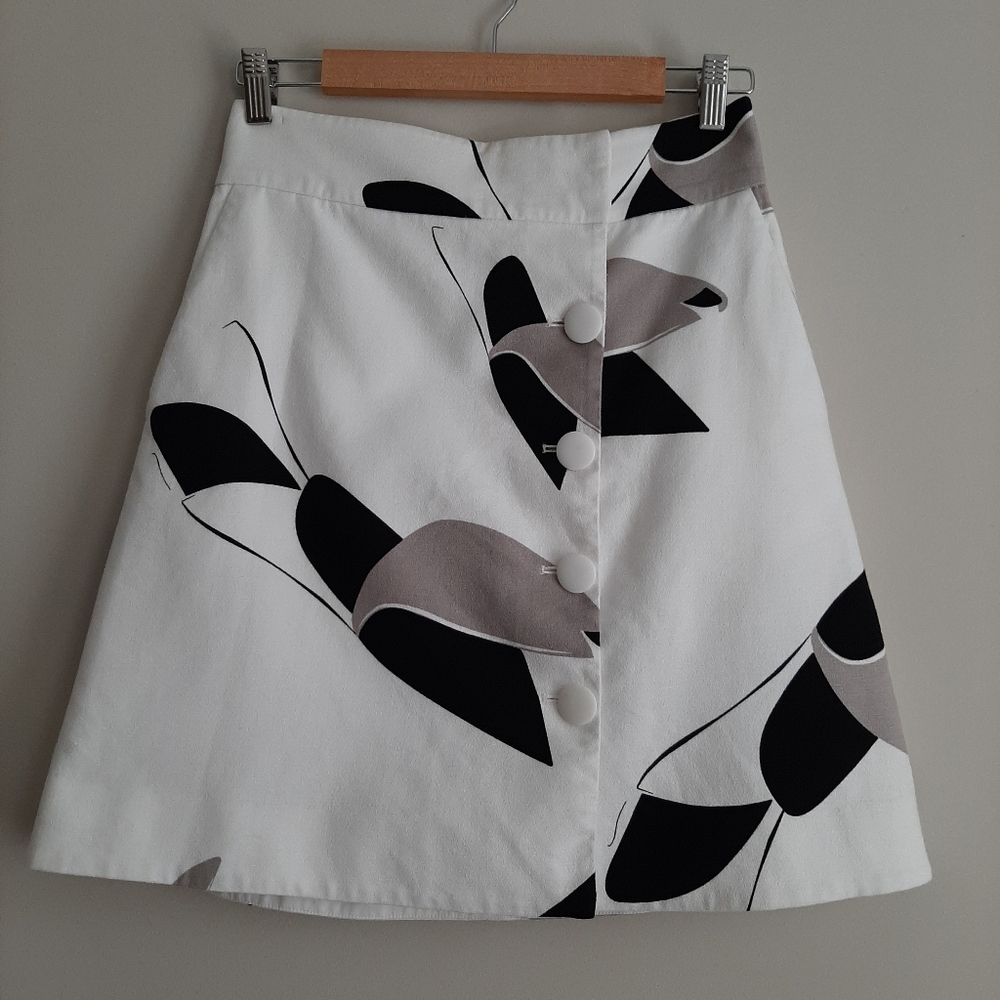 Tibi Cotton Short Skirt Size 6
